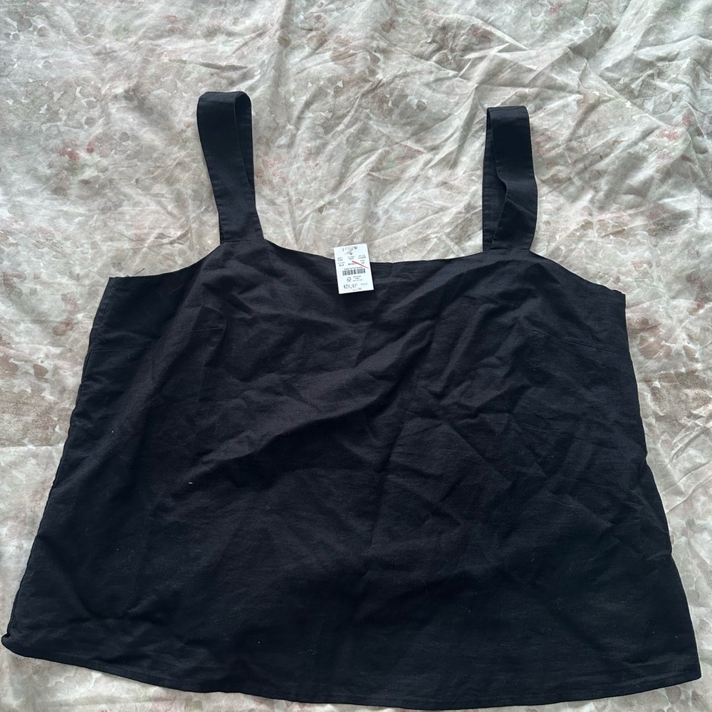 J Crew Linen sleeveless top 2x